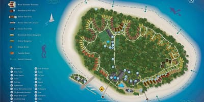 Kurumba มัลดิฟรีสอร์ทแผนที่